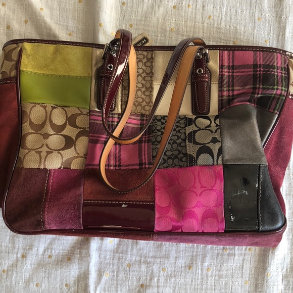 Coach patchwork shoulder bag - Picture 4 of 8